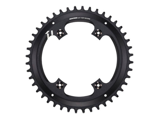 SRAM XSYNC Apex 1 Asymmetric 44D 110 BCD 11 SPEED Chainring - Black-Chainrings-710845804519