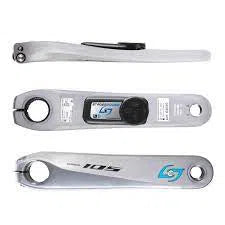 STAGES CYCLING Power Meter Left Crank Shimano 105 R7000 - Shadow Silver-Power Meters-