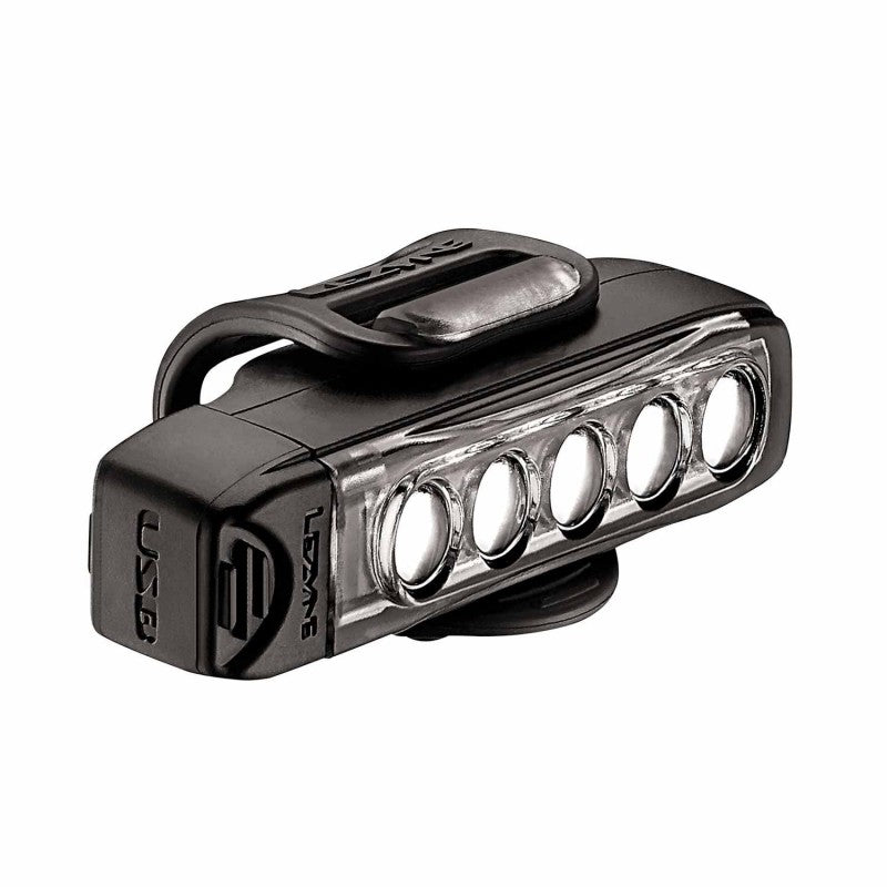 LEZYNE STRIP DRIVE FRONT LIGHT 400 LUMENS - Black-Front Lights-4712806002053