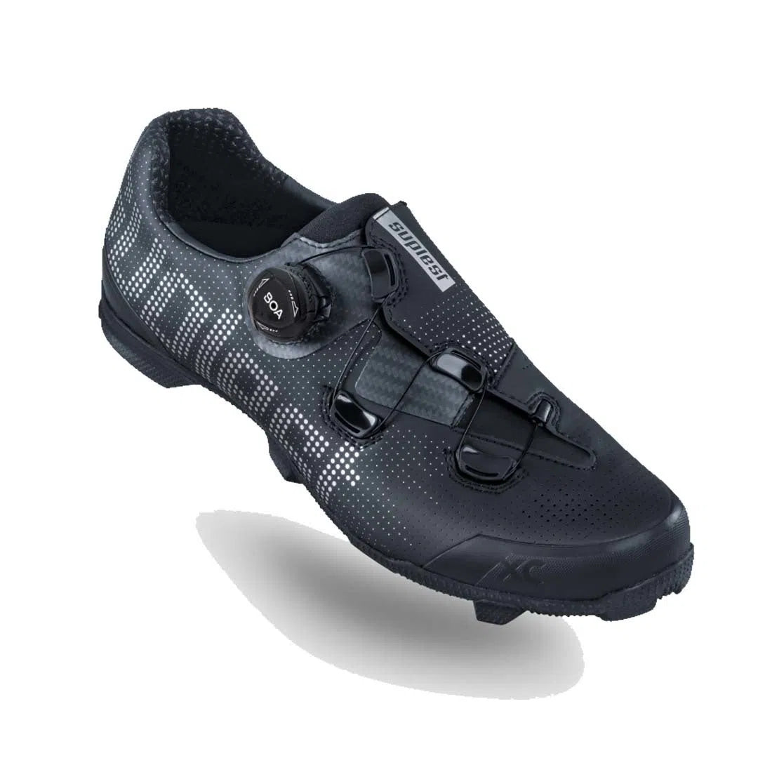 SUPLEST Gravel MTB Cycling Shoes CrossCountry Performance - Black-Gravel Cycling Shoes-