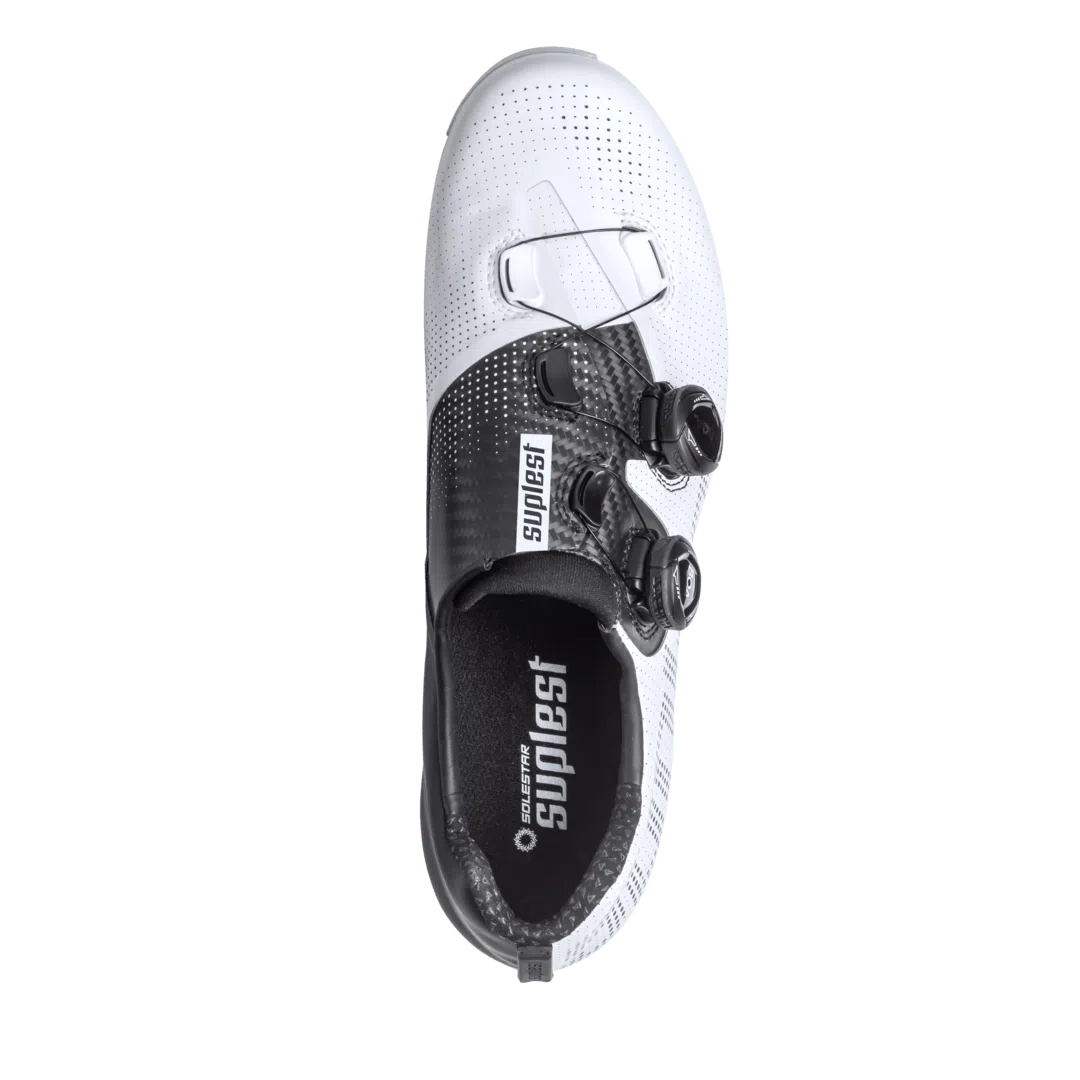 SUPLEST Road Cycling Shoes Road Pro - White-Road Cycling Shoes-