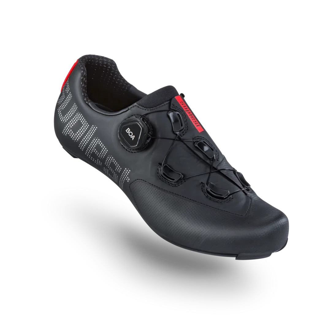 SUPLEST Road Cycling Shoes Sport - Black/Red-Road Cycling Shoes-