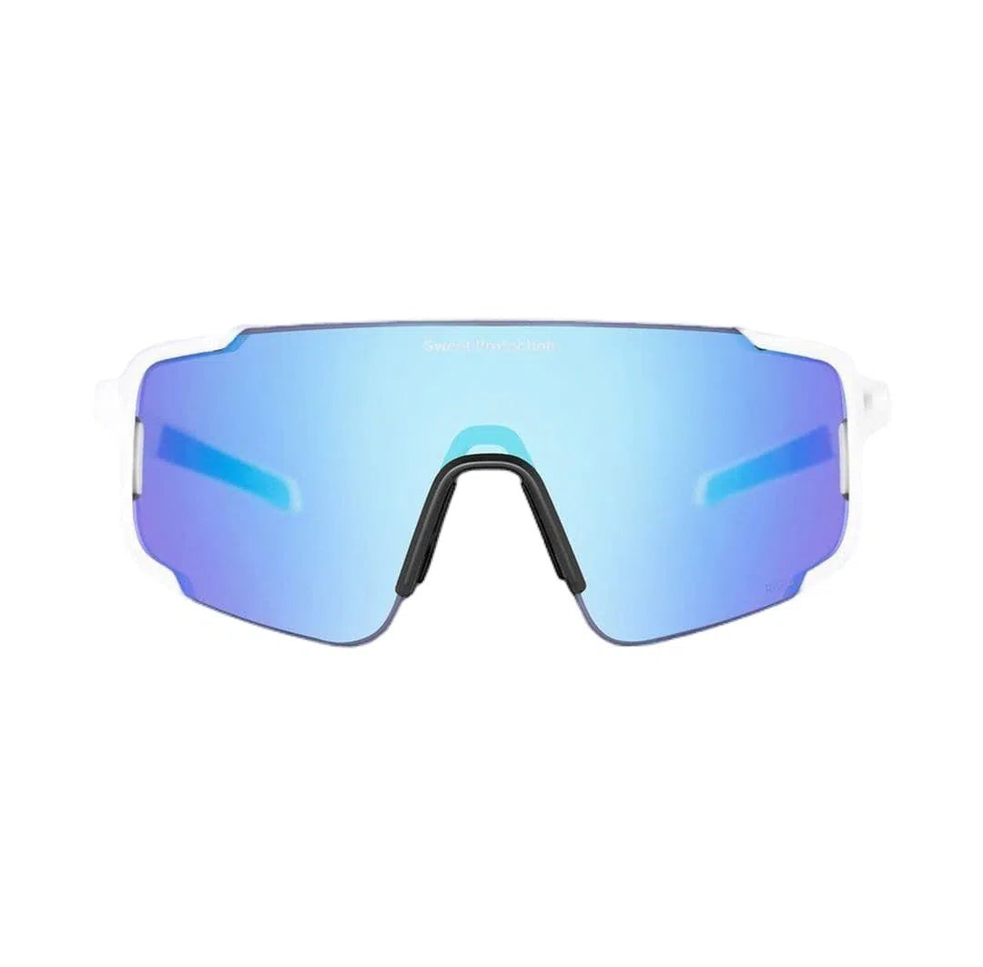 SWEET PROTECTION Eyewear Ronin RIG Reflect - Satin White/Rig Aquamarine-Eyewear-7048652615503