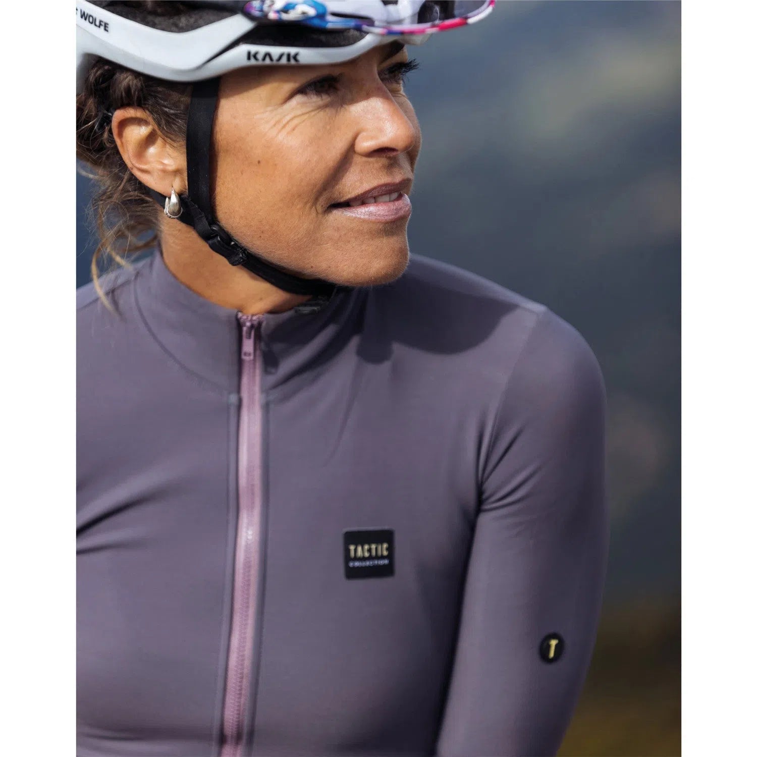 TACTIC Origin Long Sleeve Women Jersey - Purple-Long Sleeve Jerseys-