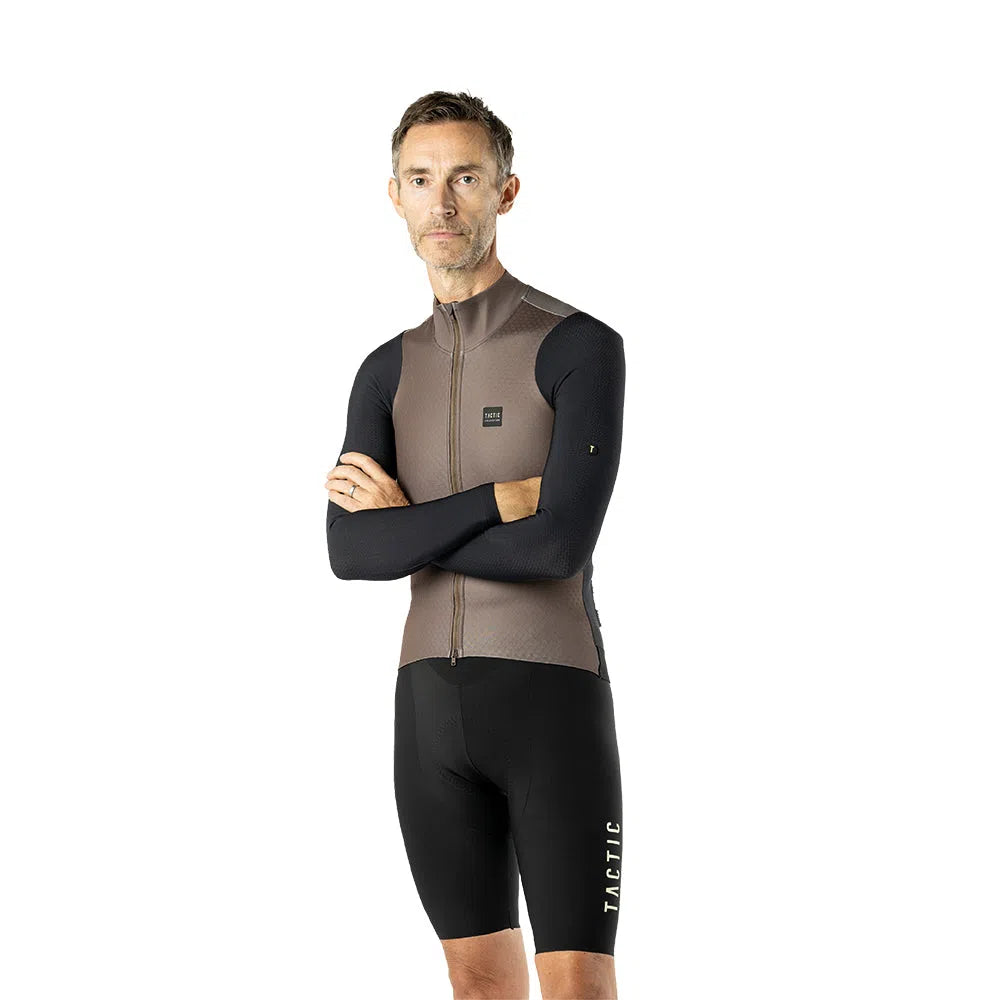 TACTIC Signature Long Sleeve Jersey - Brown-Long Sleeve Jerseys-