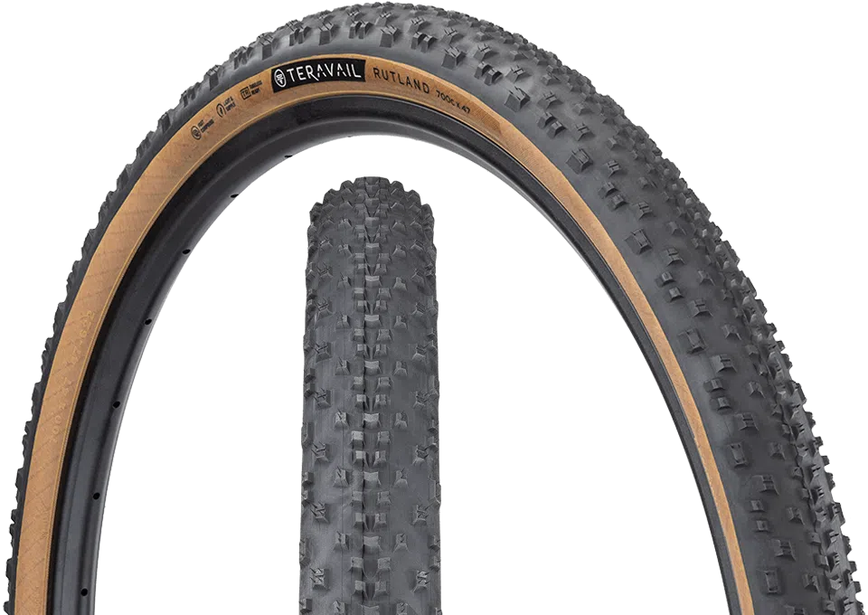 TERAVAIL Rutland Gravel Tyre Durable - Tan-Gravel Tyres-708752329881