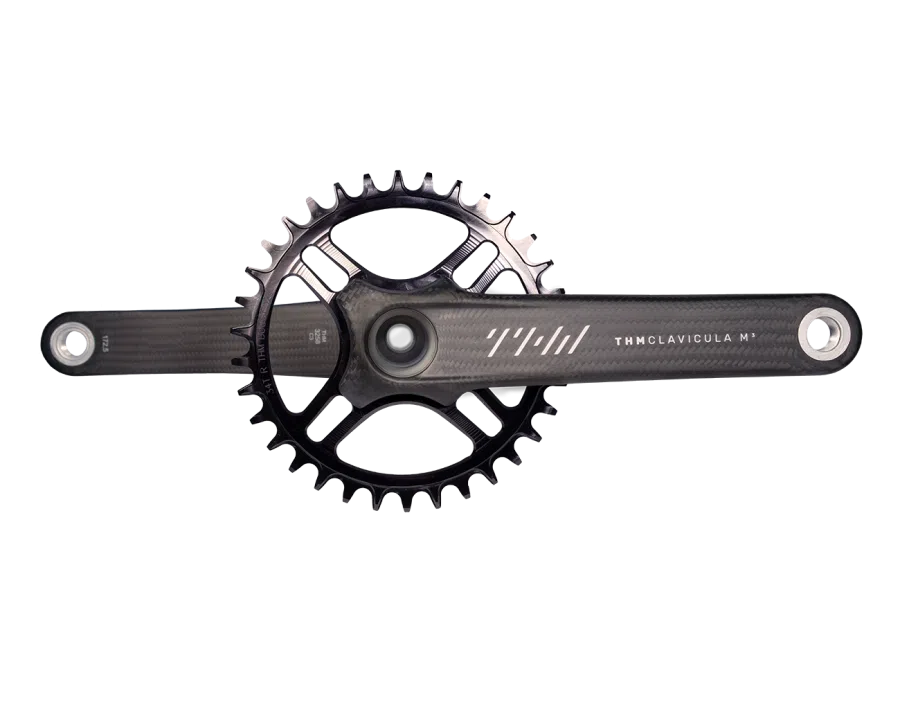 THM Crankset Clavicula M3 GRAVEL / MTB - Carbon Matte-Cranksets-