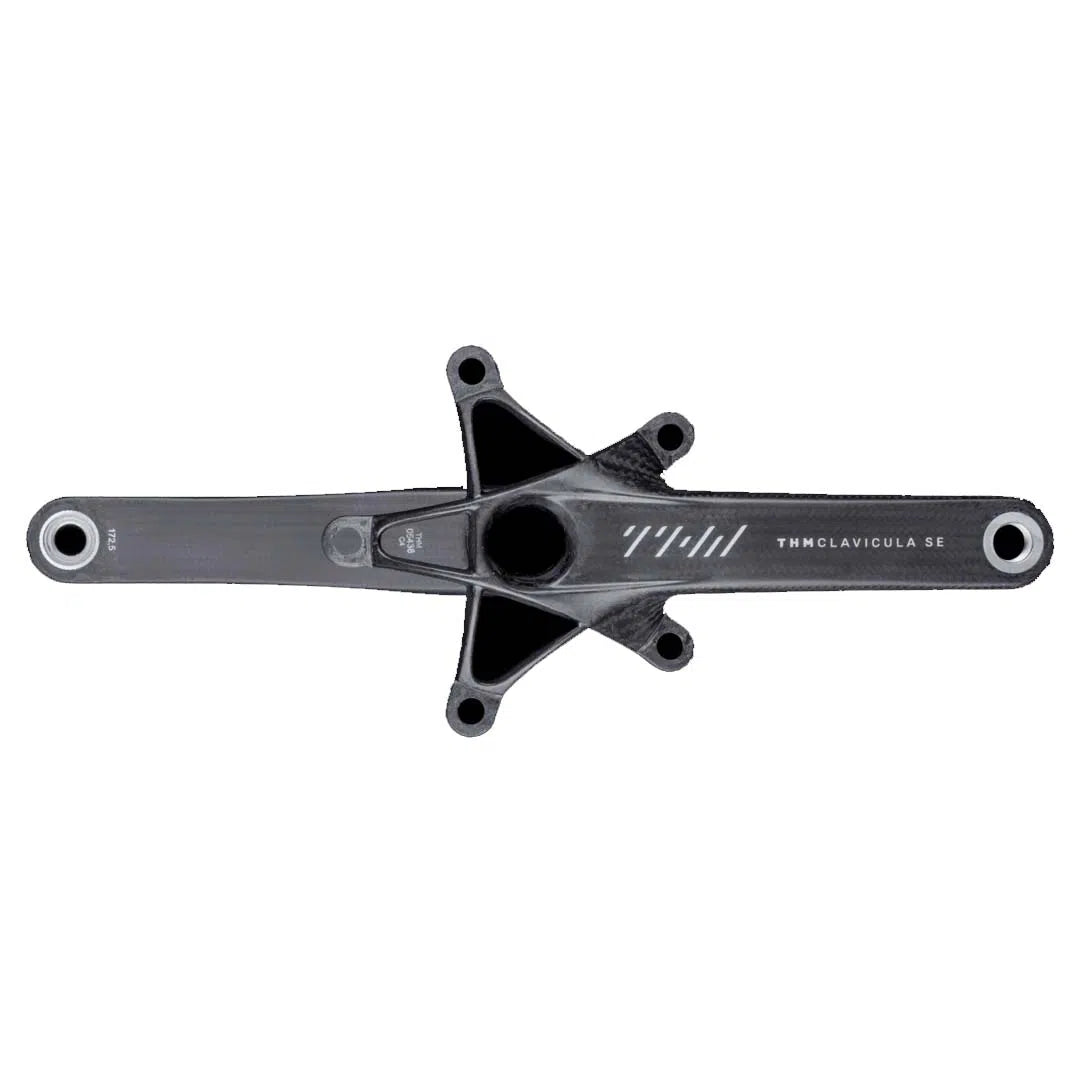 THM Crankset Clavicula SE Road Matte BCD 110 - Carbon Black-Cranksets-