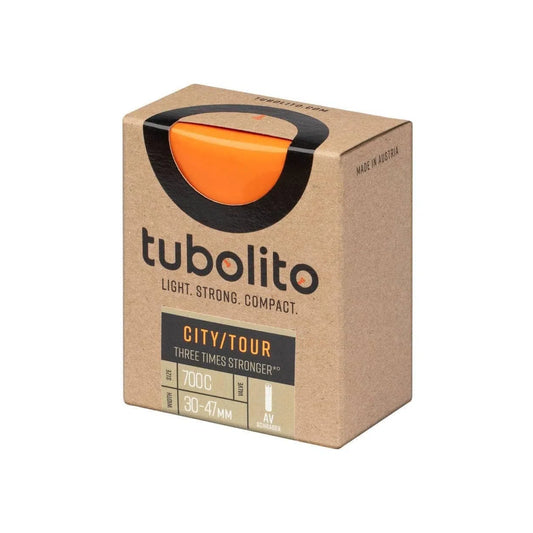 TUBOLITO TUBO CITY/TOUR TUBE 700CX30 47 MM - Orange-Spare Tubes-9120077570228