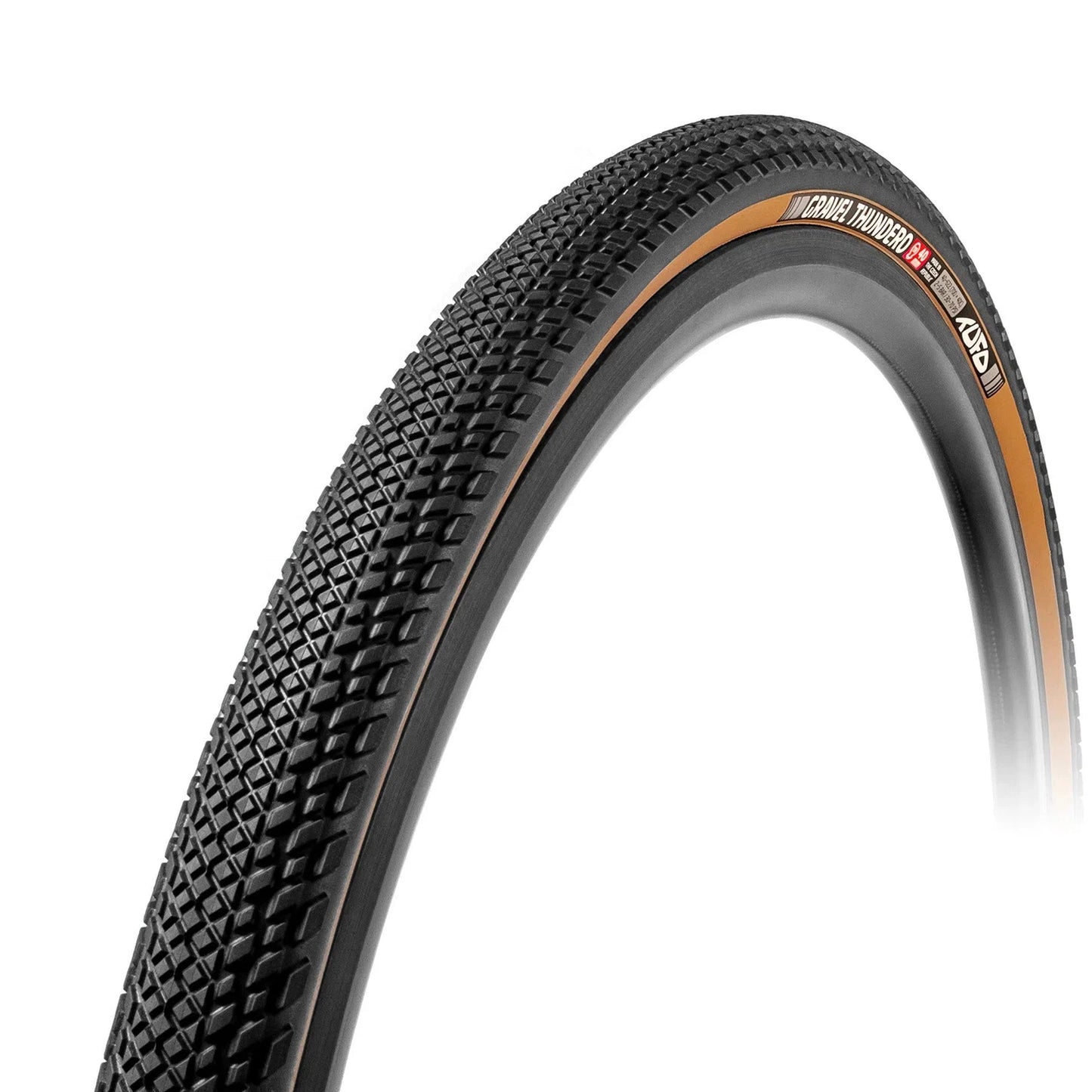 TUFO Gravel Thundero Tyre - Beige 700x40-Gravel Tyres-8592723054924