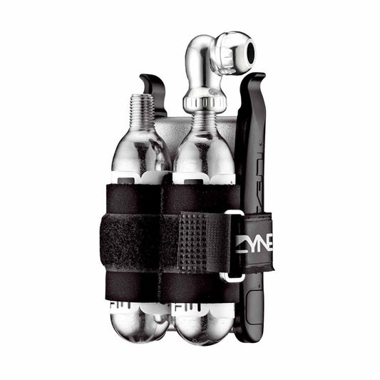 LEZYNE TWIN KIT (TWIN DRIVE, LEVER KIT COMBO,2 X 16G CARTRIDGE) - Silver-Pumps and CO2-4712805978564