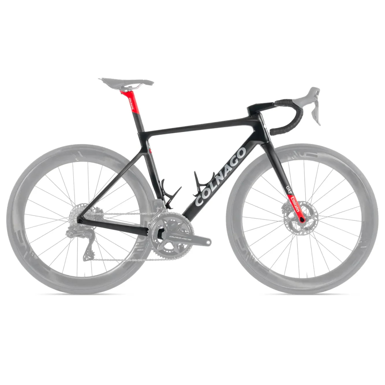 Colnago V4RS Road Frameset 2023 Cockpit not included - Black Red-Framesets-29291142