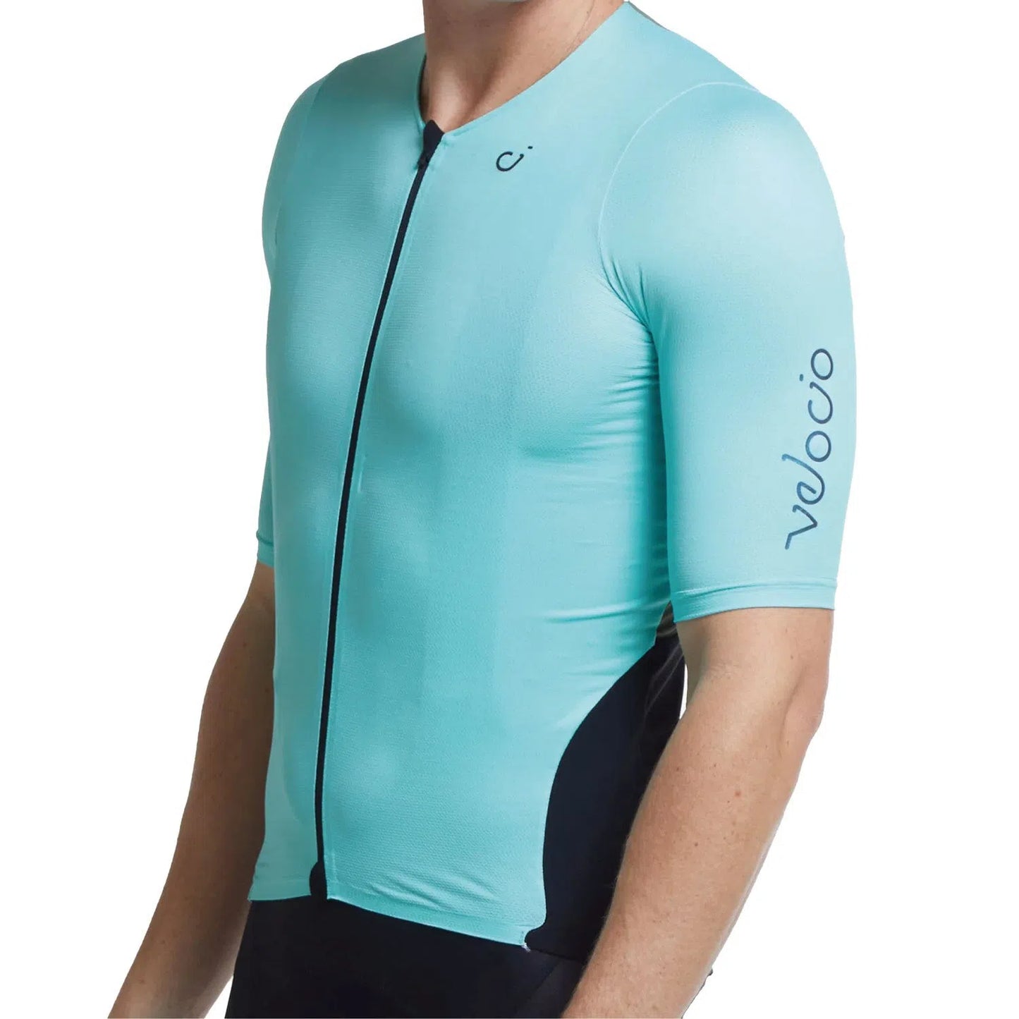 VELOCIO Concept jersey - Celeste / Dark Olive-Jerseys-