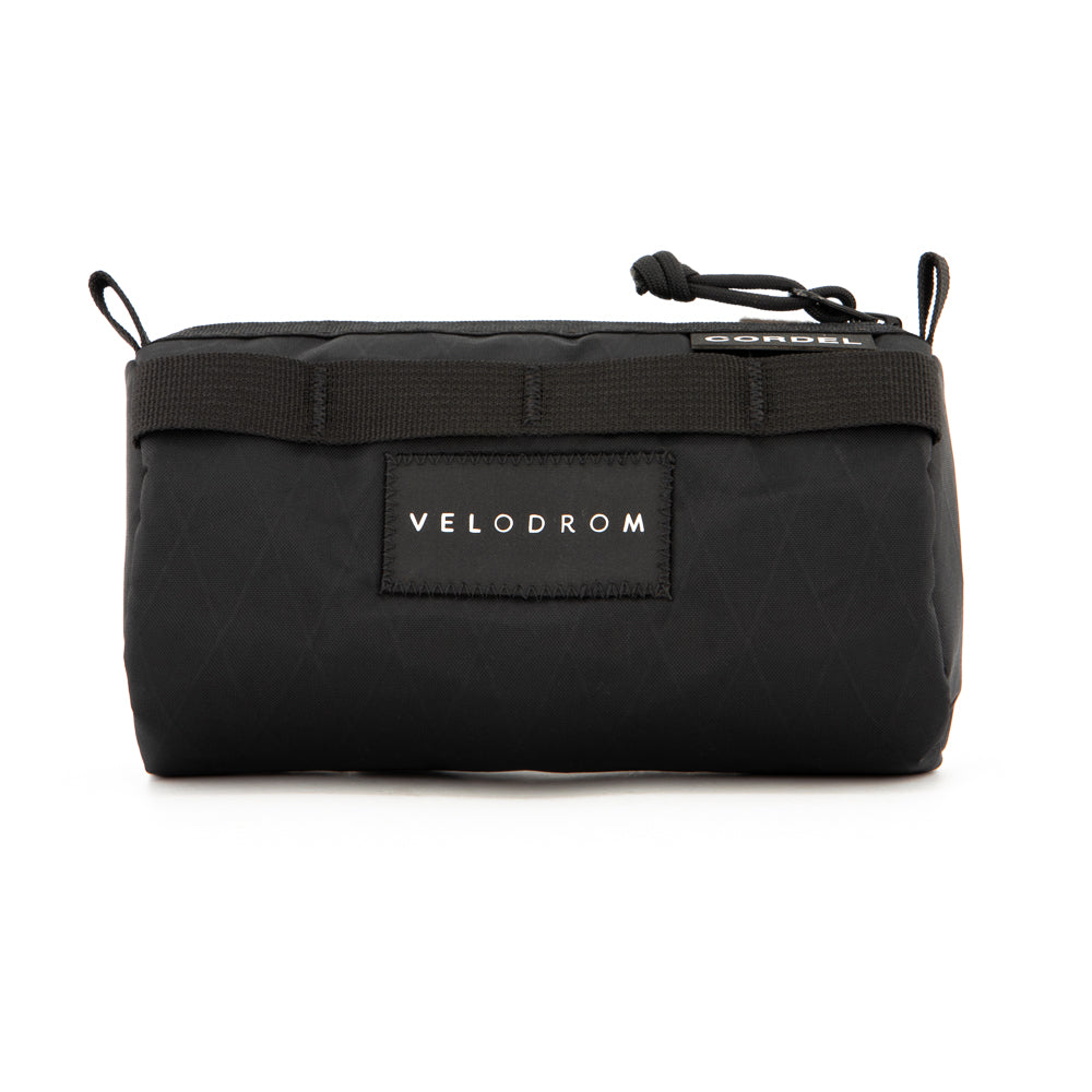 VELODROM by Cordel Durum Mini Handlebar Bag - Classic Graphic Black-Handlebar Bags-58469221478