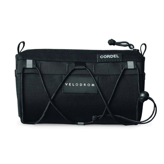 VELODROM by Cordel Durum Handlebar Bag - Classic Graphic Black-Handlebar Bags-30565193