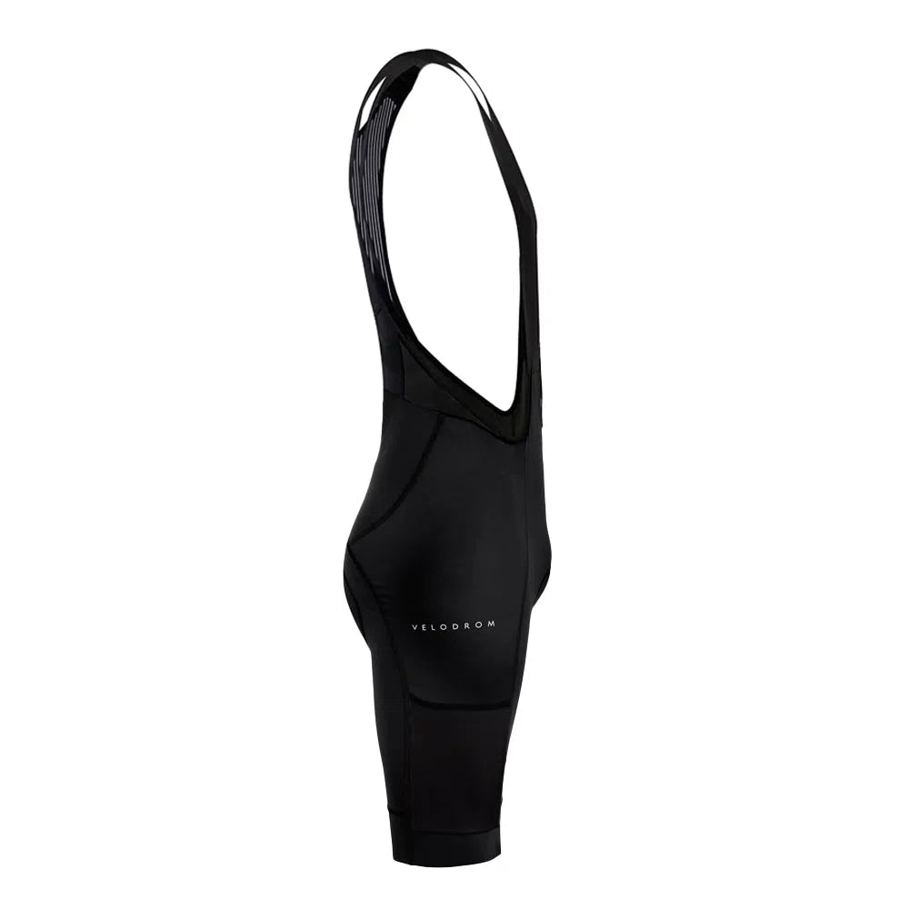 VELODROM Cargo Bib Shorts - Classic Black-Bib Shorts-