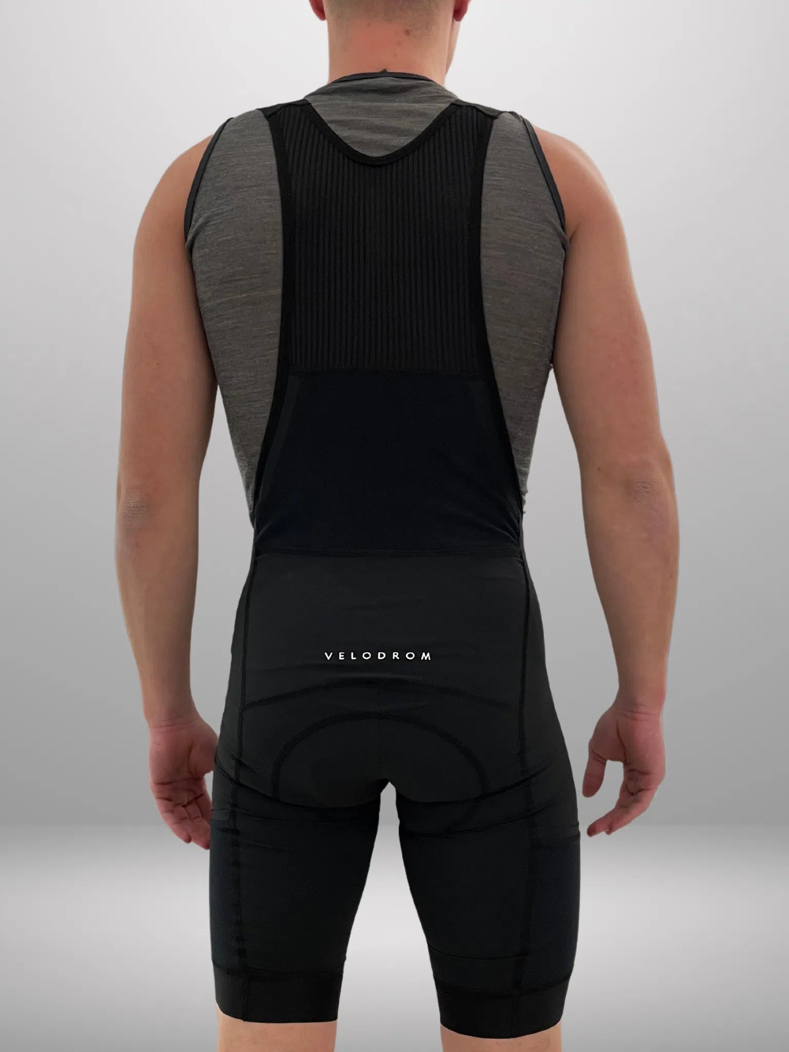 VELODROM Cargo Bib Shorts - Classic Black-Bib Shorts-