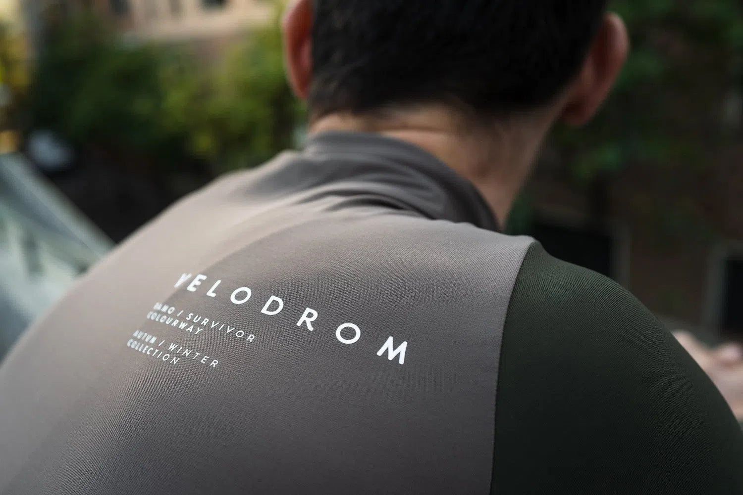 VELODROM DualC Long Sleeve Jersey - Light Brown/Green-Long Sleeve Jerseys-