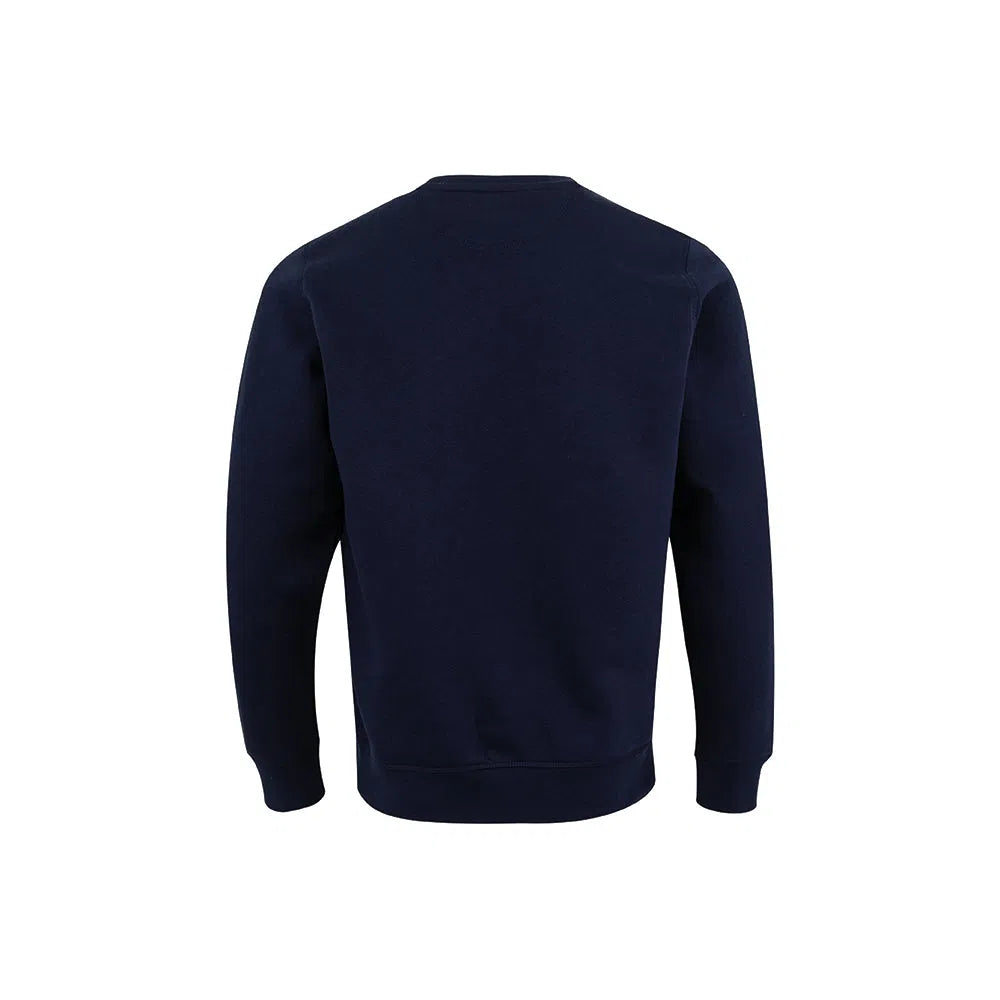 VELODROM Emboss Sweatshirt - Navy Rainbow-Sweatshirts-