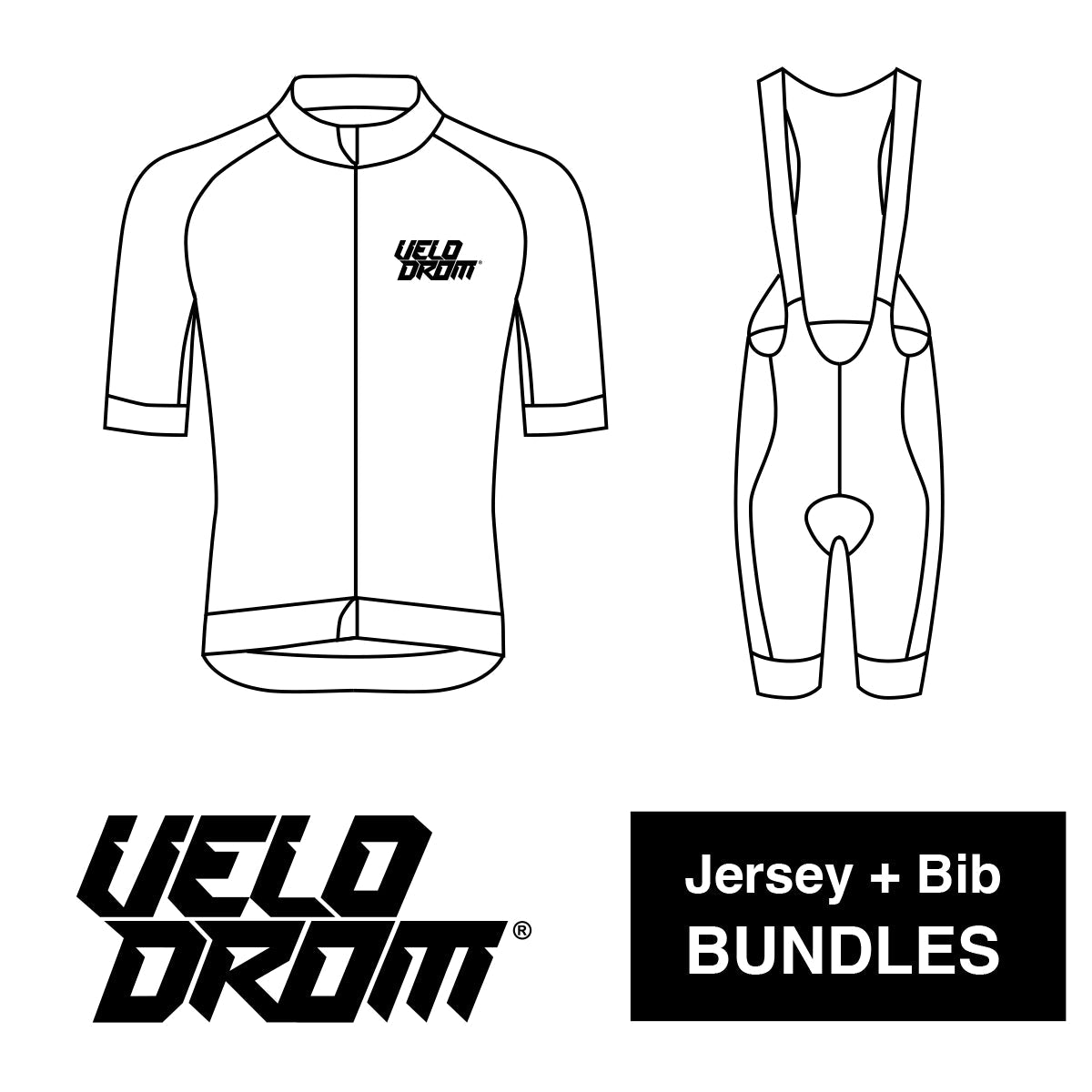 VELODROM Jersey + Bib Bundle - 20% off-Bundle-82323273