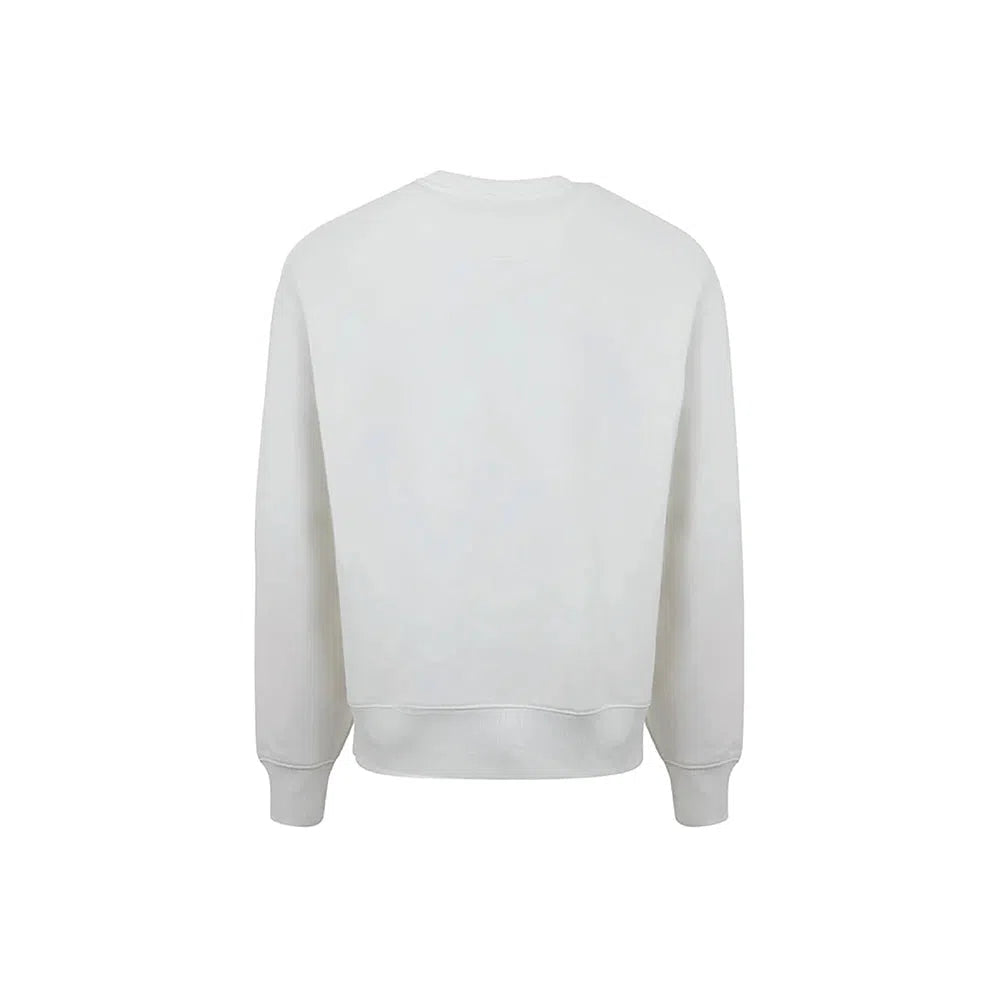 VELODROM Oversize Sweatshirt - Dusty White/Metallic Blue-Sweatshirts-