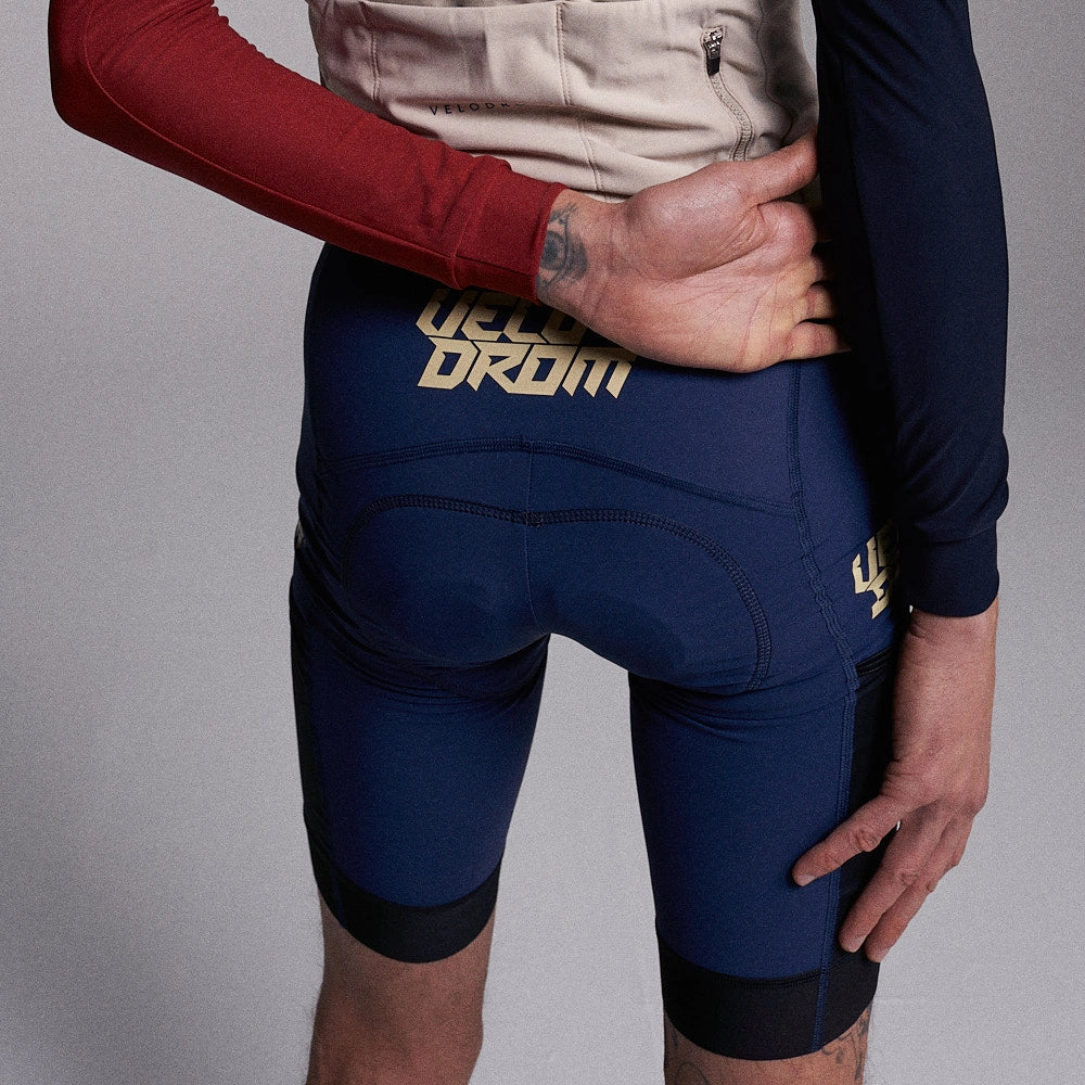 VELODROM RaceDay Cargo Bib Shorts - Navy-Bib Shorts-