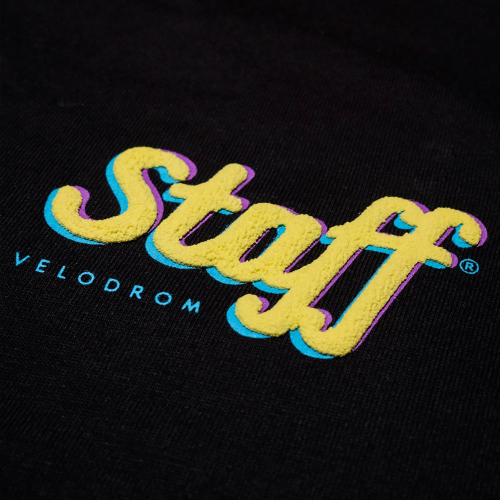 VELODROM Staff Tshirt - Black/Pale Yellow-T-Shirts-