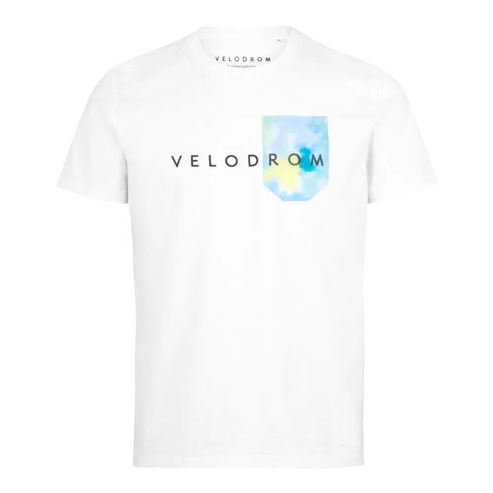 VELODROM Tshirt Pocket Collection - White/Watercolor-T-Shirts-