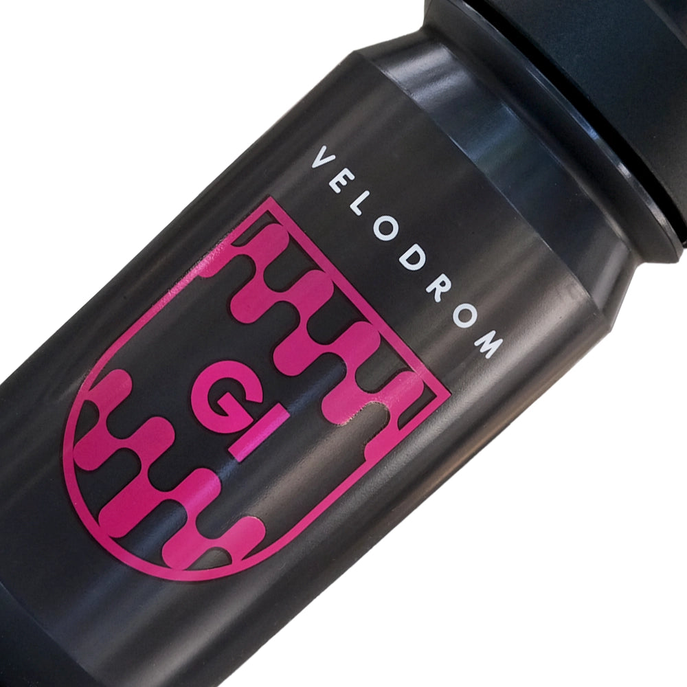 VELODROM VCC Bidon Girona Insignia Edition - Black/Pink-Bidons-63498569