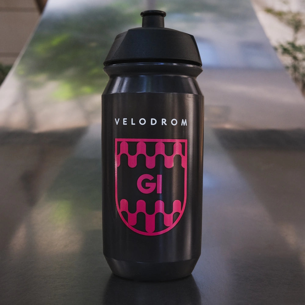 VELODROM VCC Bidon Girona Insignia Edition - Black/Pink-Bidons-63498569