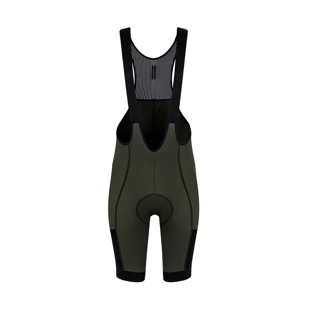 VELODROM VCC Cargo Bib Shorts - Army Green-Bib Shorts-55462985