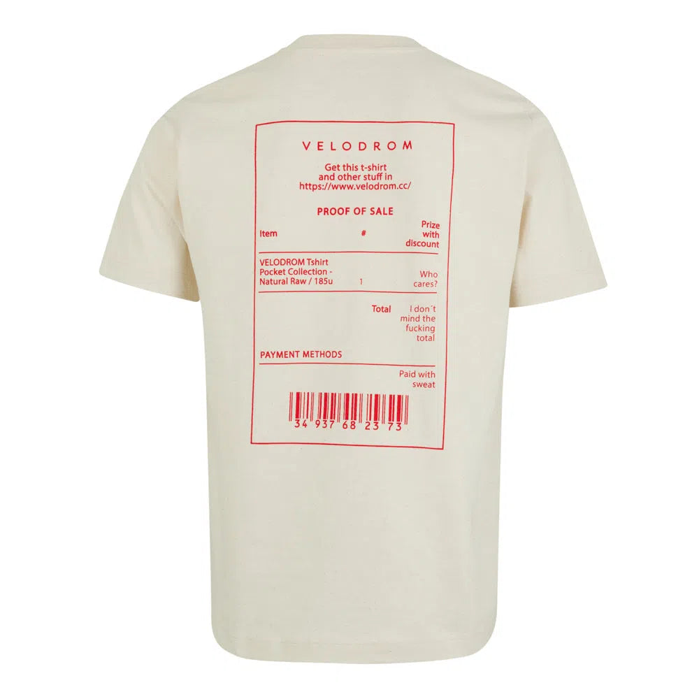 VELODROM VCC Casual Oversize Tshirt Ticket - Off White-T-Shirts-