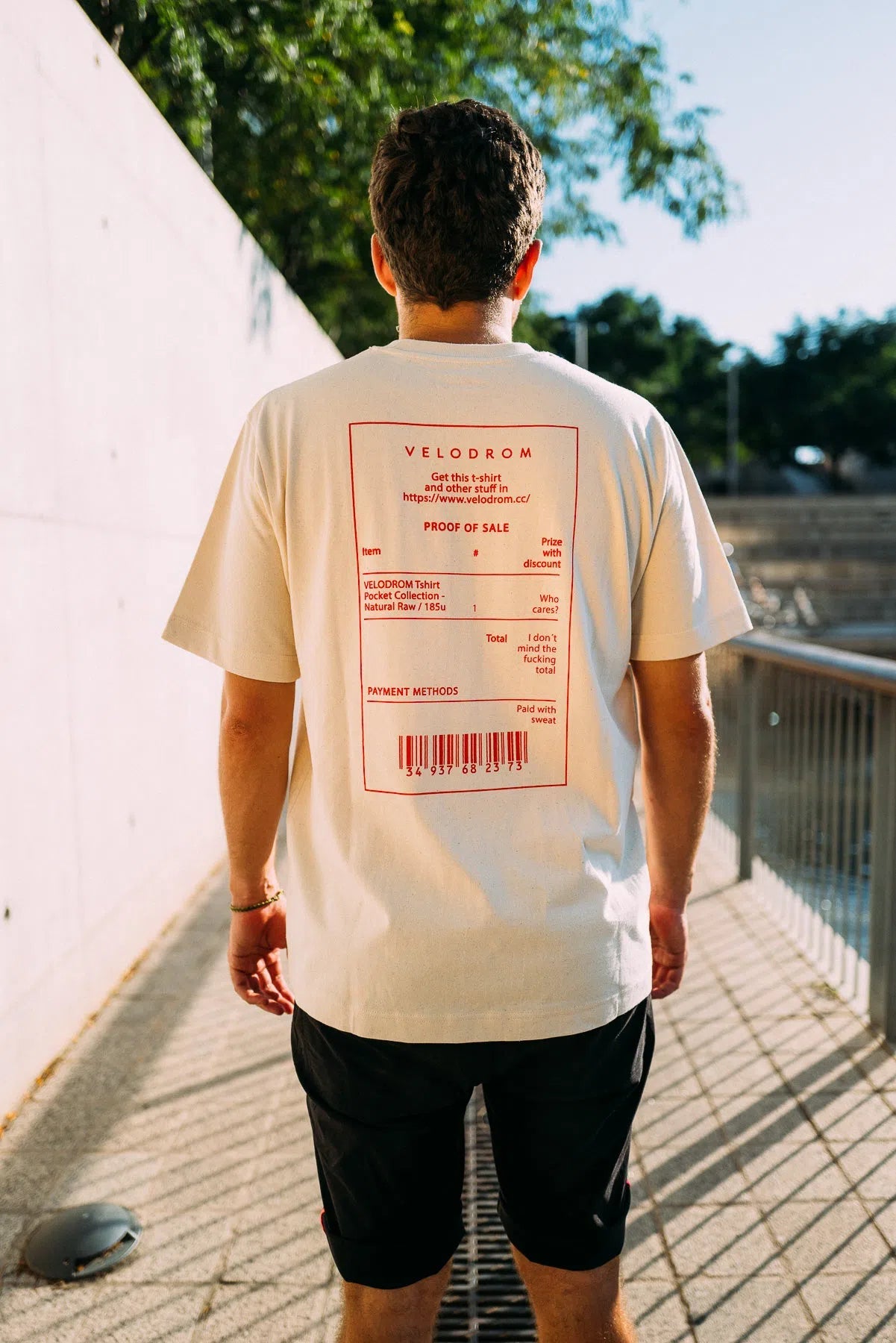 VELODROM VCC Casual Oversize Tshirt Ticket - Off White-T-Shirts-