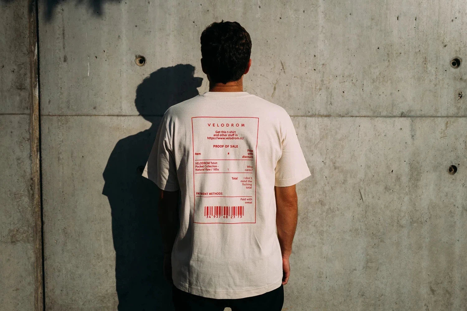 VELODROM VCC Casual Oversize Tshirt Ticket - Off White-T-Shirts-