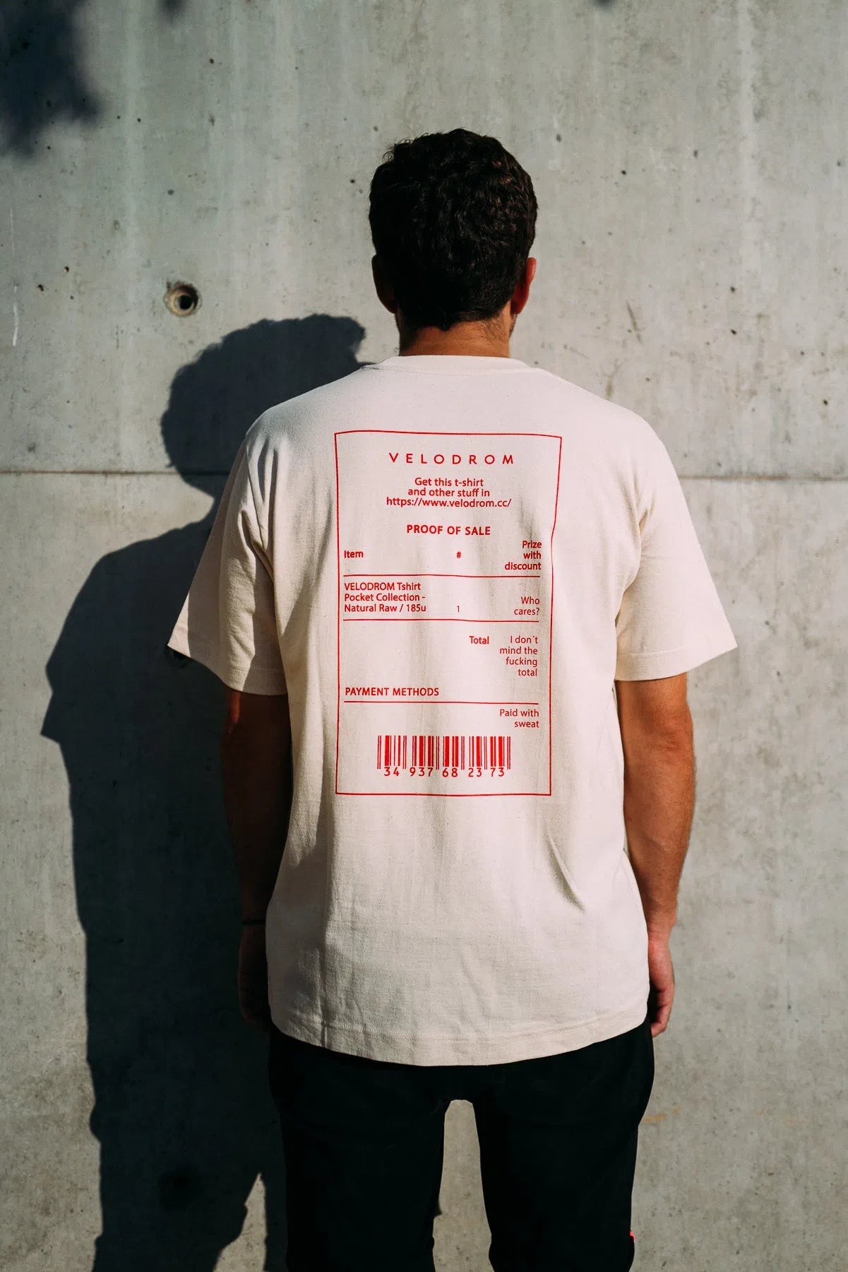 VELODROM VCC Casual Oversize Tshirt Ticket - Off White-T-Shirts-