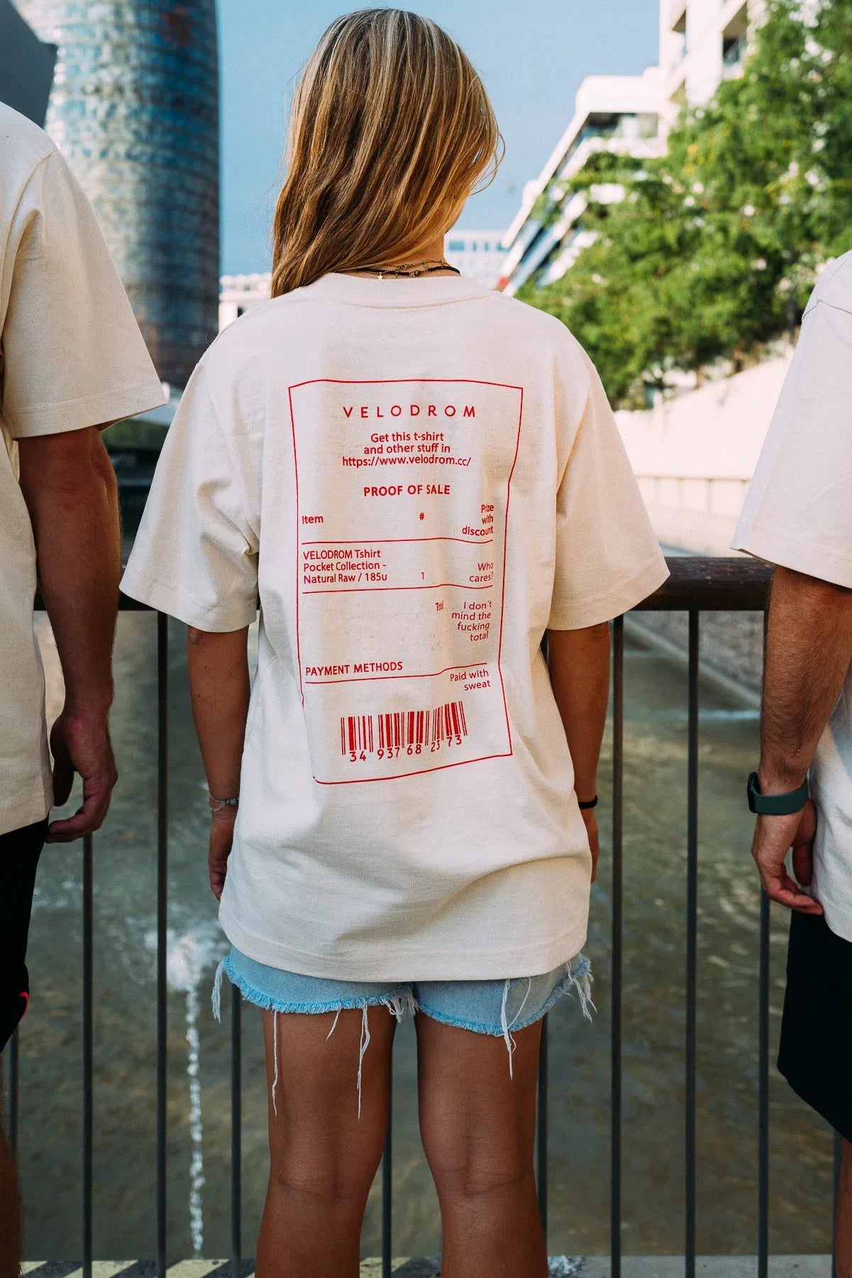 VELODROM VCC Casual Oversize Tshirt Ticket - Off White-T-Shirts-