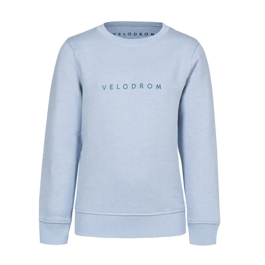 VELODROM VCC Kids Sweatshirt - Ice Blue-Sweatshirts-