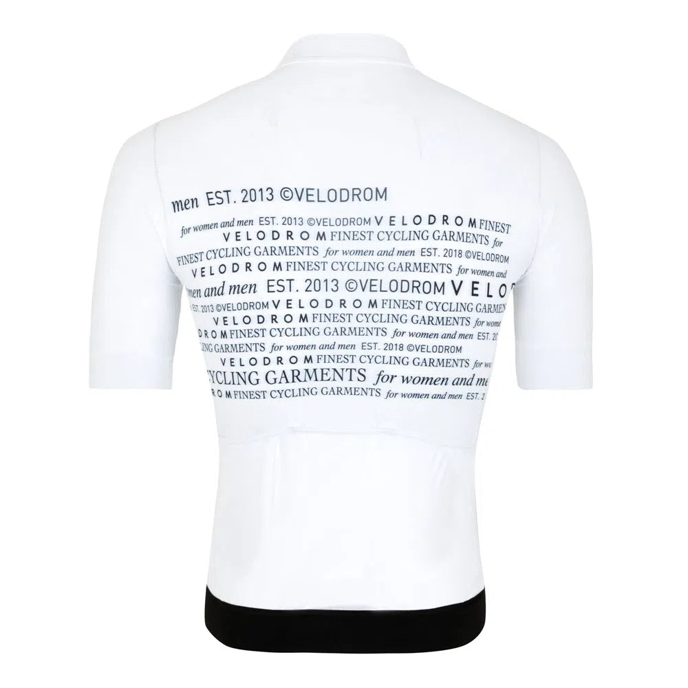 VELODROM VCC Letters Jersey - White-Jerseys-