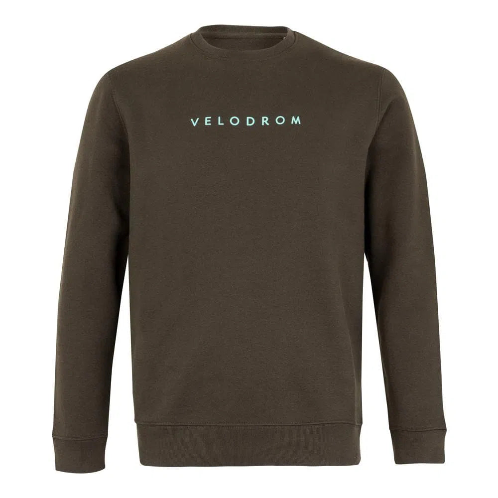 VELODROM VCC Logo Sweatshirt - Chocolate-Sweatshirts-