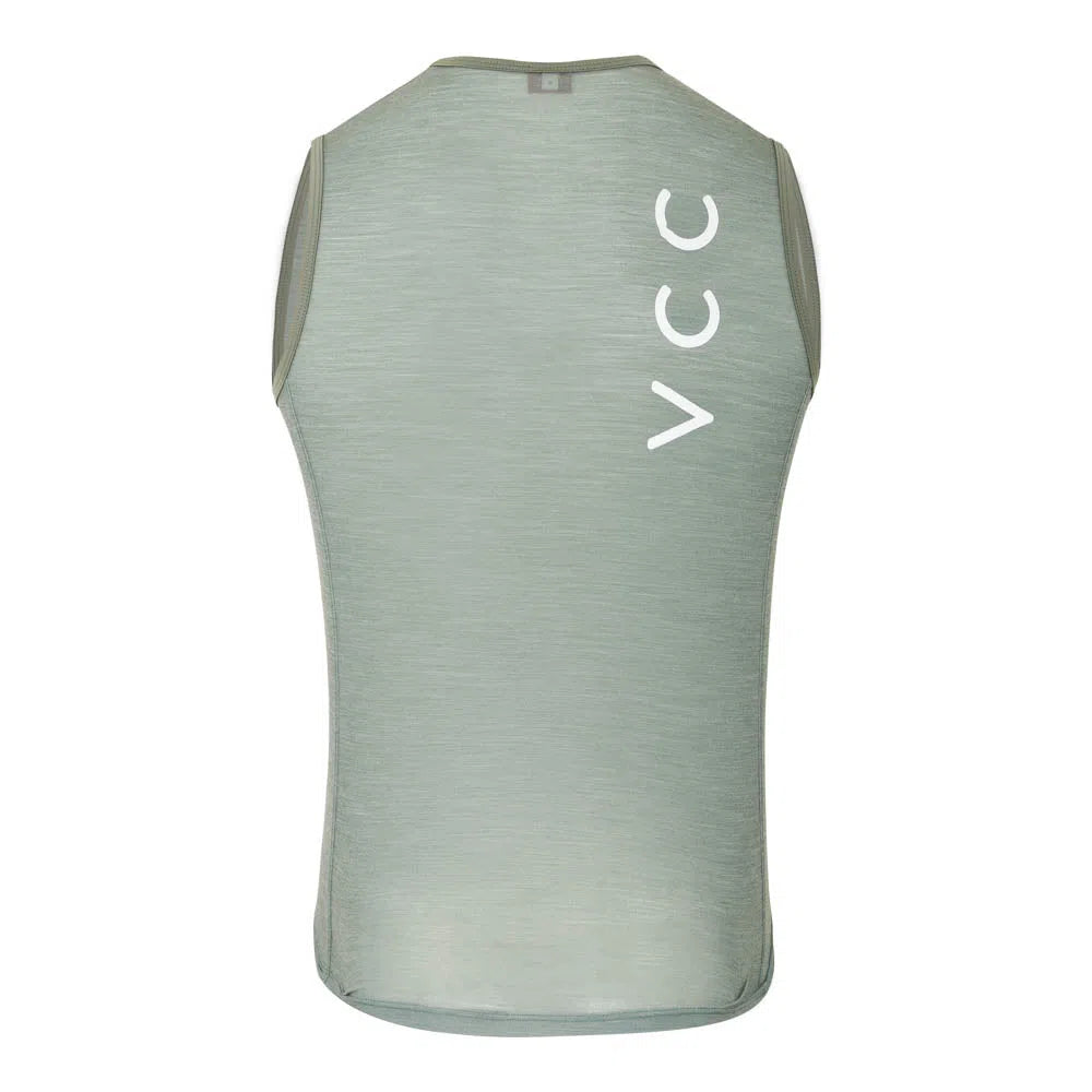 VELODROM VCC Merino Baselayer - Forest Green-Baselayers-