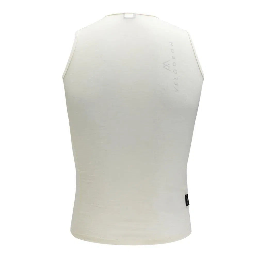 VELODROM VCC Merino Baselayer - White-Baselayers-