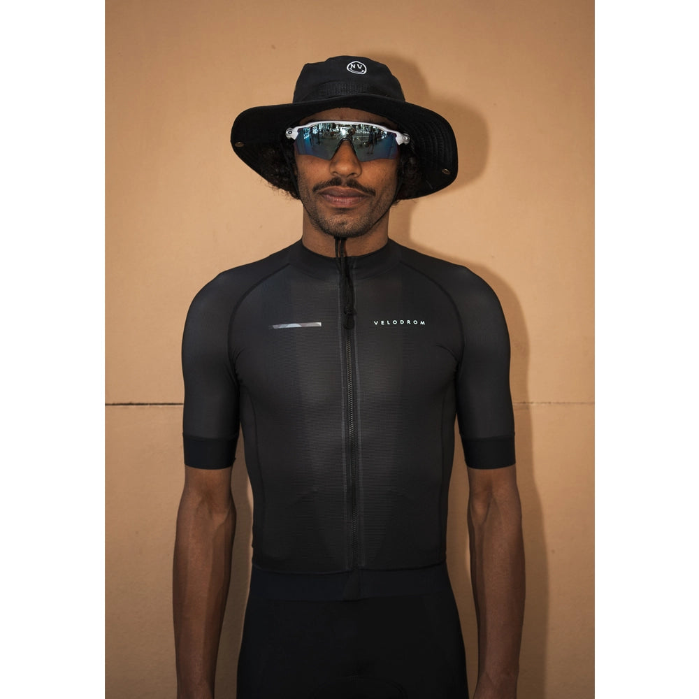 VELODROM VCC Mosaic Jersey - Black/Monochrome-Jerseys-