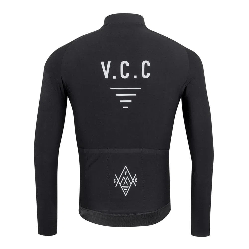 VELODROM Cycling Coterie Long Sleeve Thermal Jersey - Black Default Velodrom Barcelona 