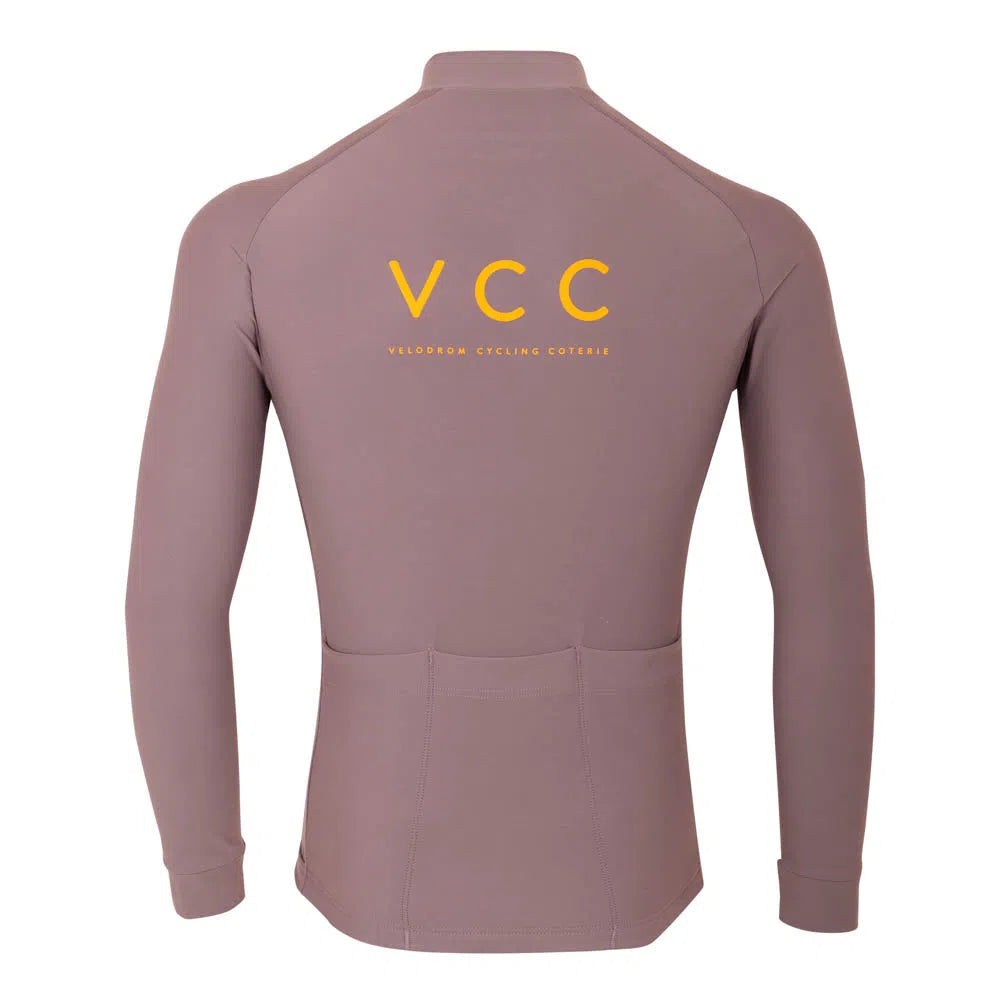 VELODROM VCC Thermal Long Sleeve Jersey - Light Purple-Long Sleeve Jerseys-