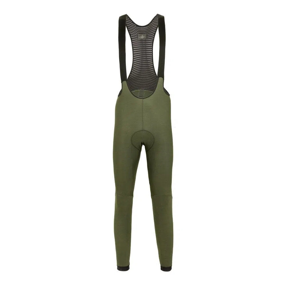 VELODROM VCC Winter Bib Tights - Dark Olive-Bib Tights-