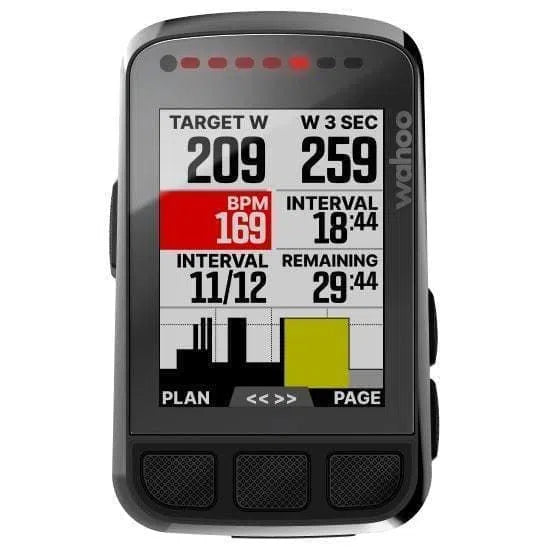 WAHOO Elemnt Bolt Bike Gps Computer v2 2021 training interval screen