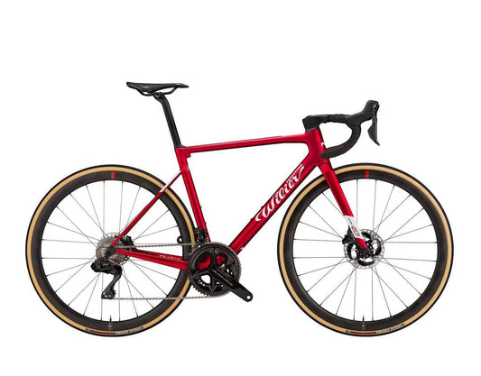 Wilier 0 SLR Dura Ace 9200 DI2 Disc Complet Bike + SLR38KC CARBON DISC - Velvet Red-Complete Road Bikes-