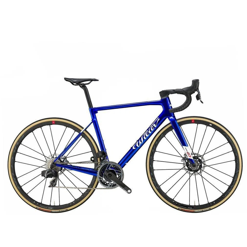 Wilier 0 SLR Force Axs Disc + NDR38KC Carbon wheels - Admiral Blue Glossy Default Velodrom Barcelona 