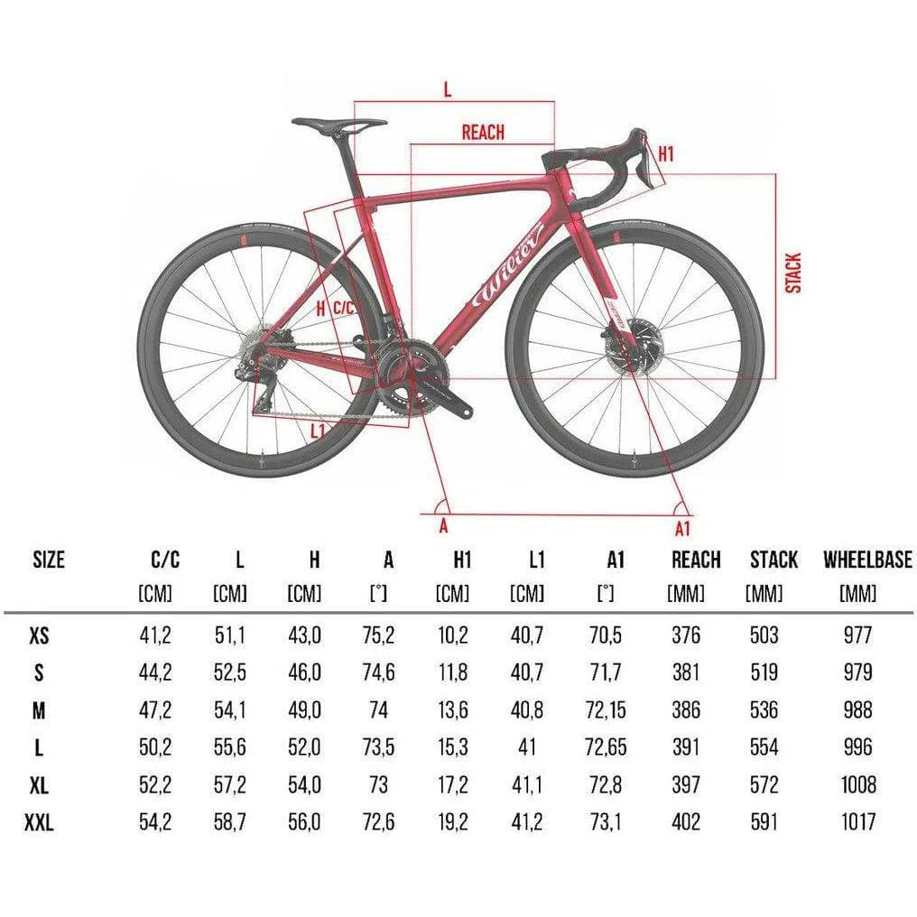 Wilier 0 SLR Force Axs Disc + NDR38KC Carbon wheels - Velvet Red Matt Default Velodrom Barcelona 