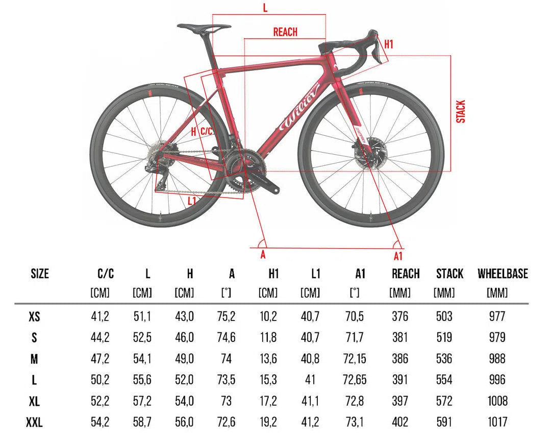 Wilier 0 SLR Force Axs Disc + SHIMANO RS170 wheels - Velvet Red Matt-Complete Road Bikes-